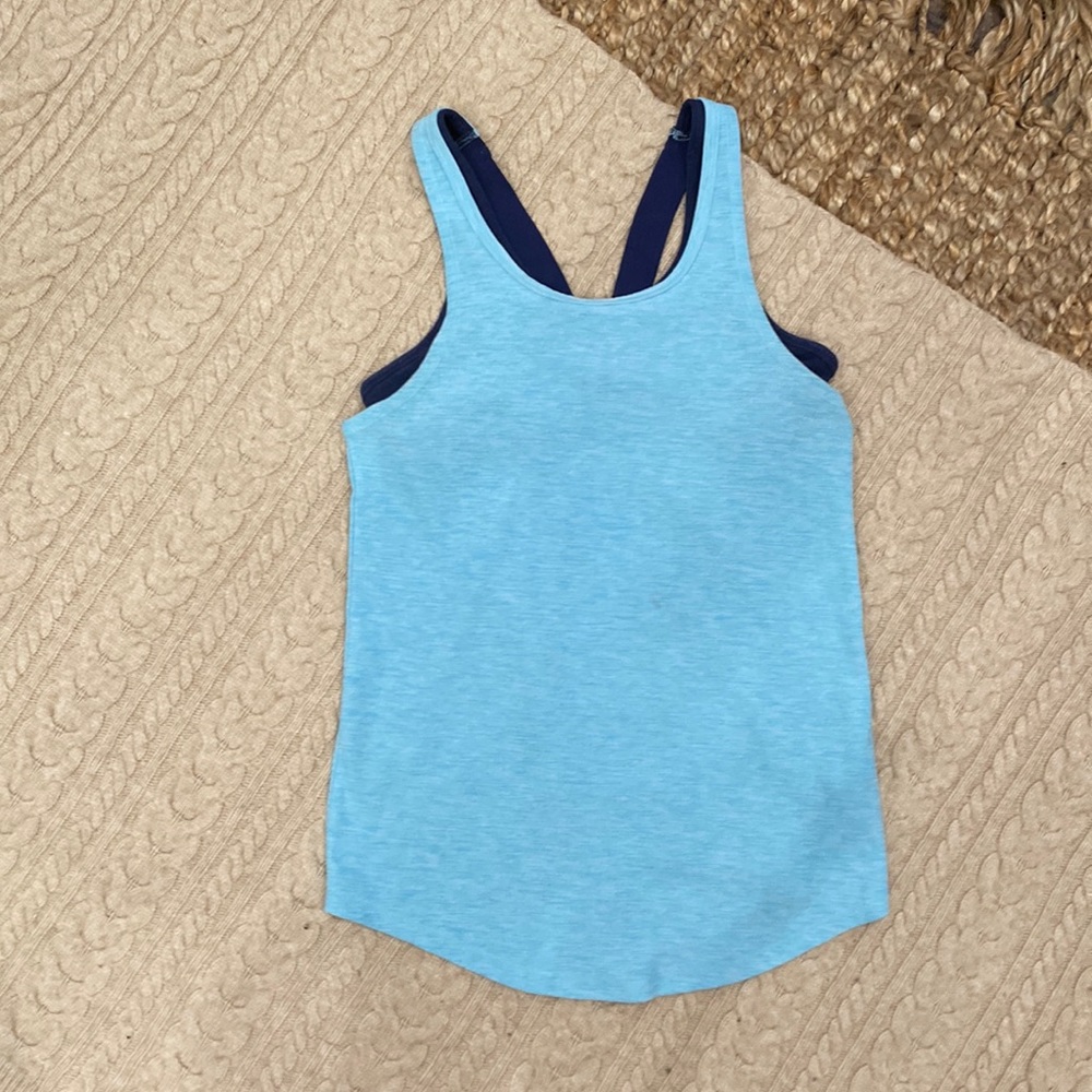 Girls Tank with built in sports bra